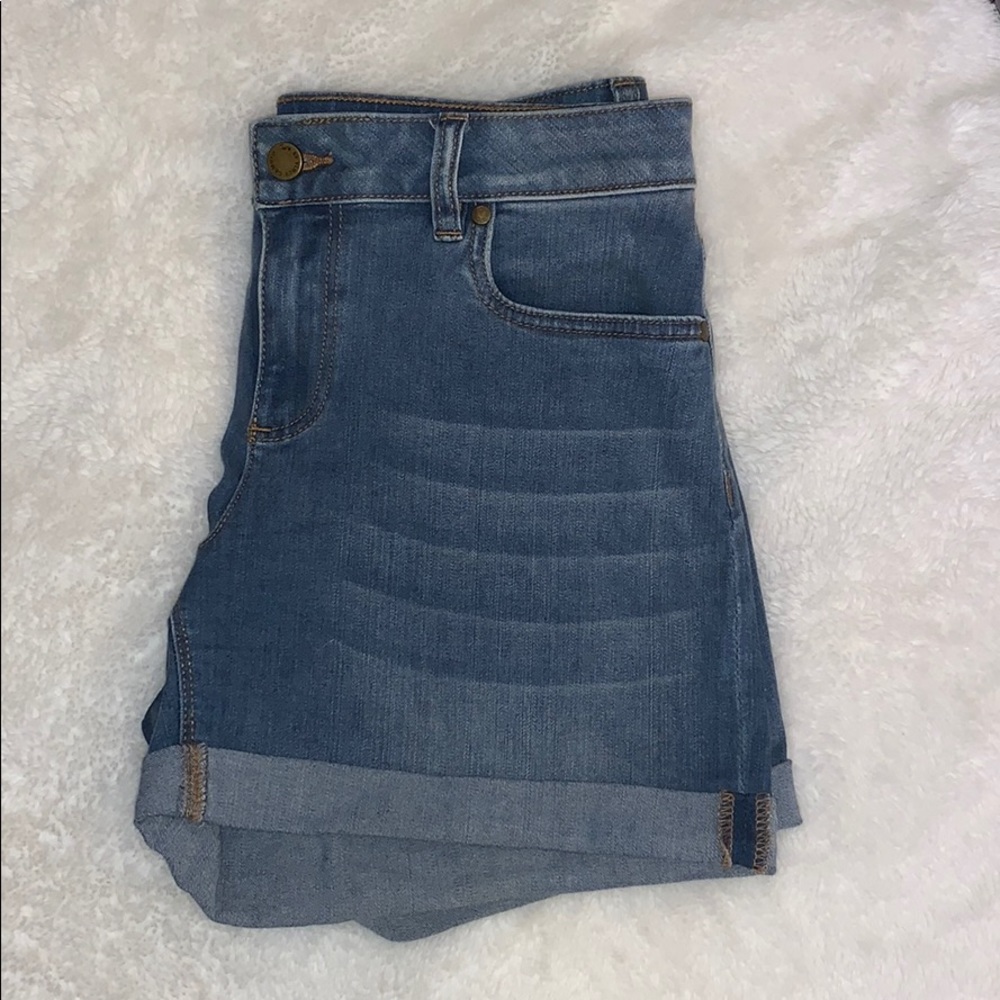 Vince Camuto High Waisted Jean Shorts